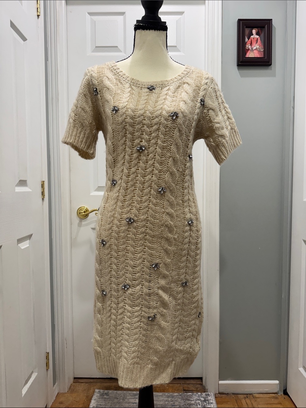 Dex Cable Knit Sweater Dress